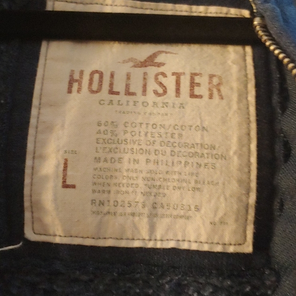 Hollister Zipup Hoodie - Picture 6 of 7